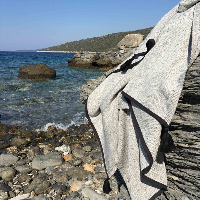 Mijölnir Harmony - Black Toalla de Playa Fouta Gris Mijölnir Harmony - Black Toalla de Playa Fouta Gris